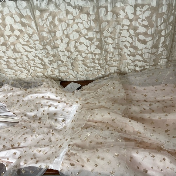 Rachel Parcell Glitter Star Long Sleeve Tulle Dress size small New with Tags - Picture 10 of 10